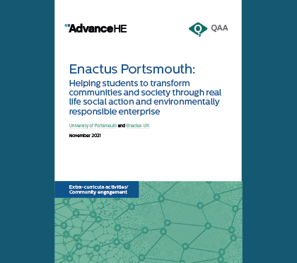 Enactus Portsmouth: Helping students to transform communities and society through real life social action and environmentally responsible enterprise