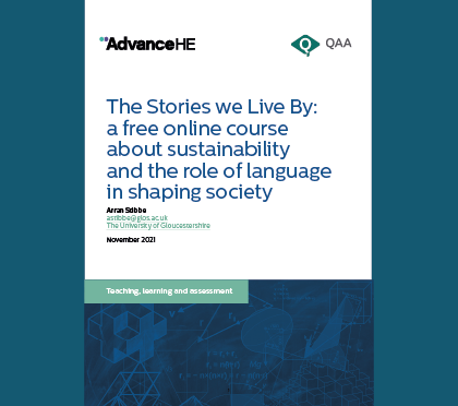 The Stories we Live By: a free online course about sustainability and the role of language in shaping society