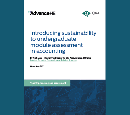 Introducing sustainability to undergraduate module assessment in accounting