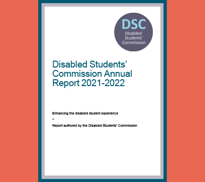 Disabled Students' Commission Annual report 2021-22