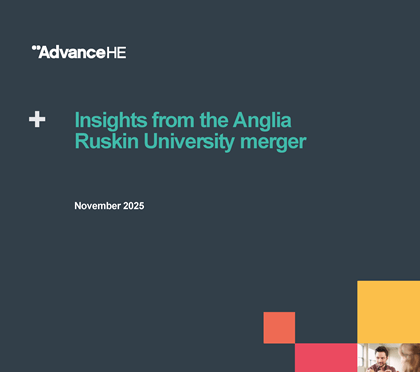 Cover of the Insights from the Anglia Ruskin University merger report.