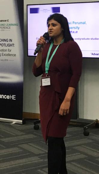 Speaker at the Soapbox Challenge at the Advance HE Teaching and Learning Conference 2019