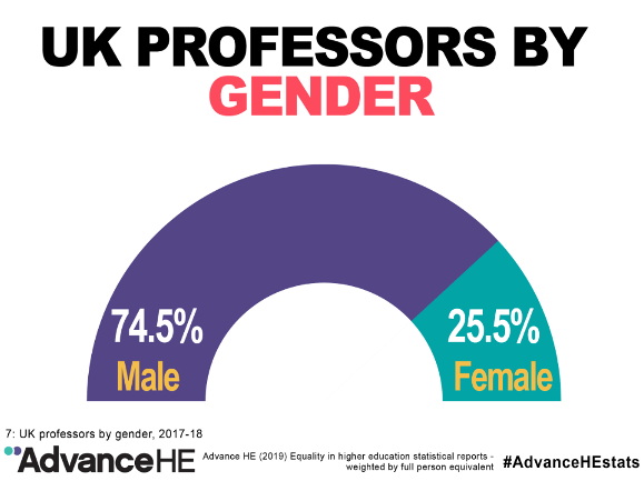 UK Professors by Gender