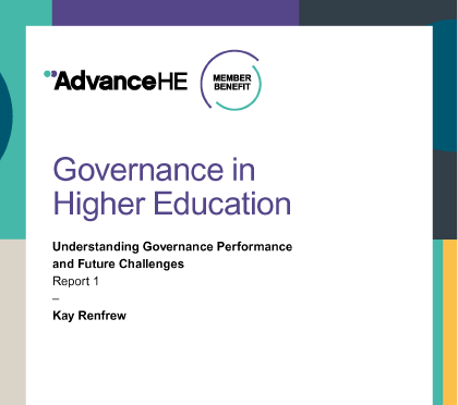 Governance in Higher Education report ocver