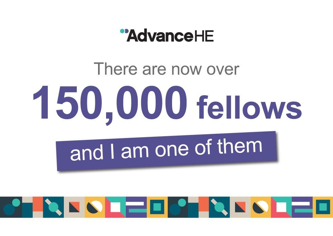 150,000 Fellows - I am one of them social media image