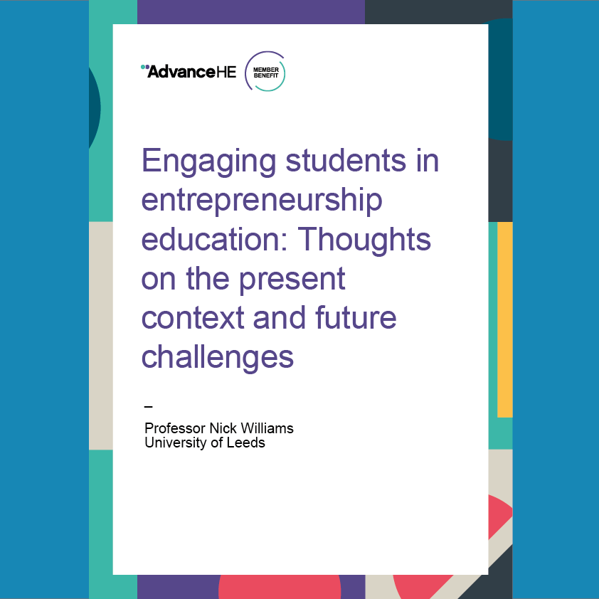 Engaging students in entrepreneurship report