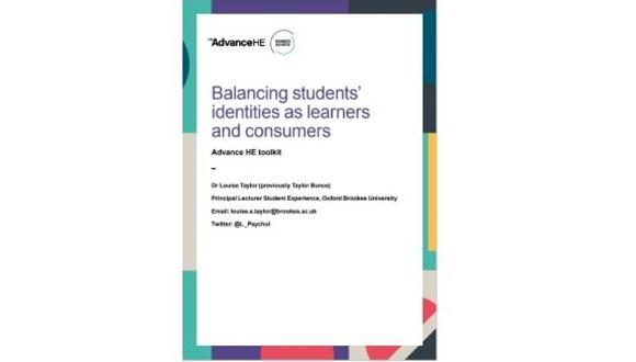 Front cover of “Balancing students’ identities as learners and consumers"