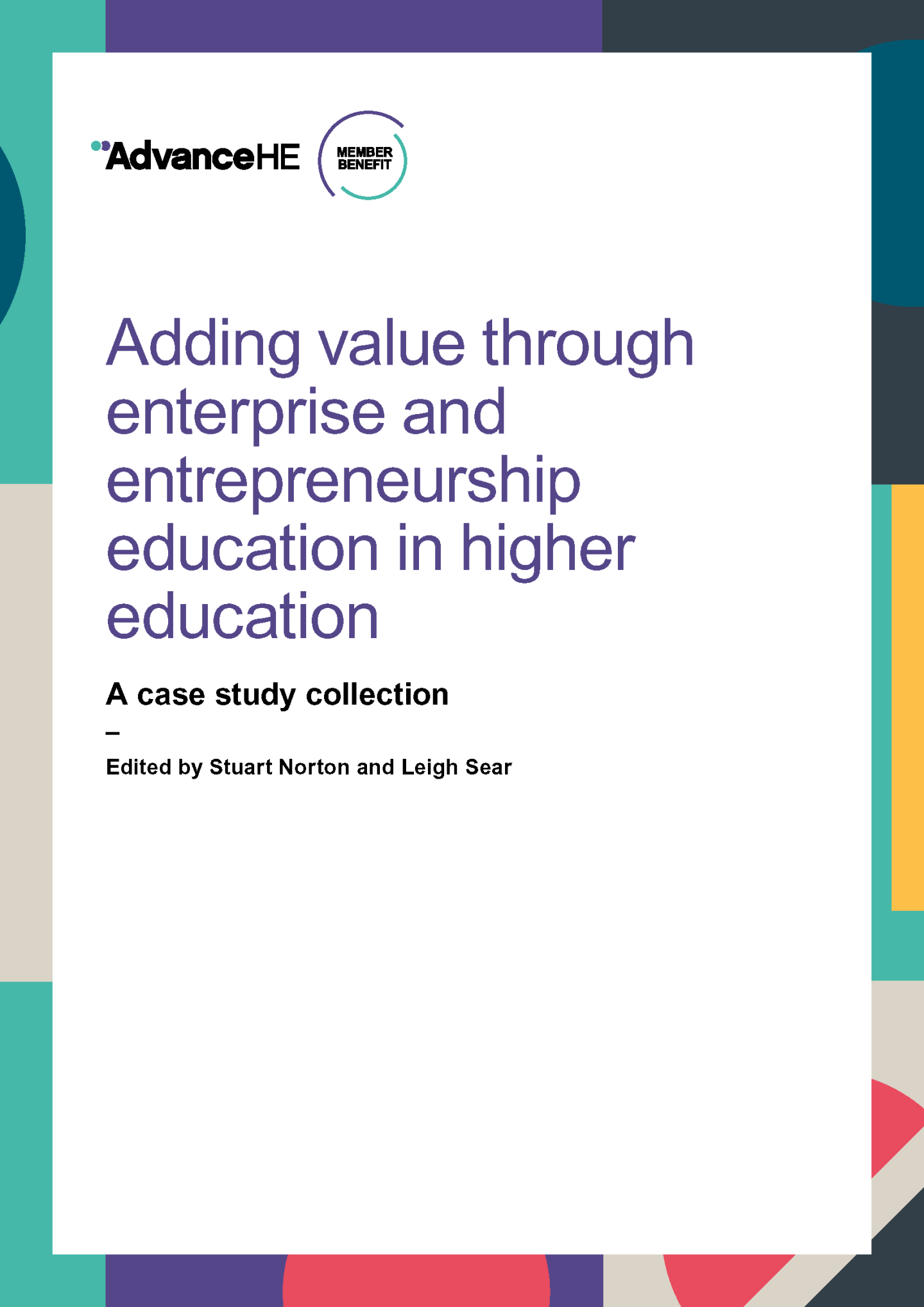 Adding value through enterprise and entrepreneurship front cover