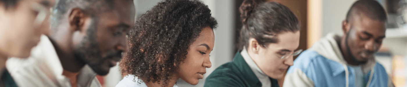 People sitting in a group