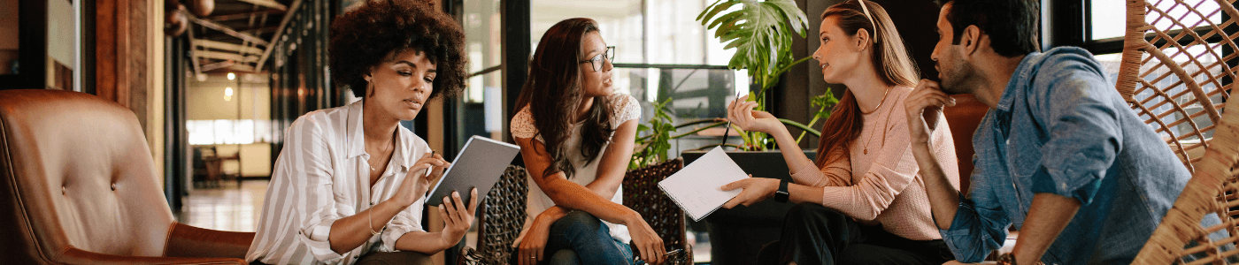People sitting in a group