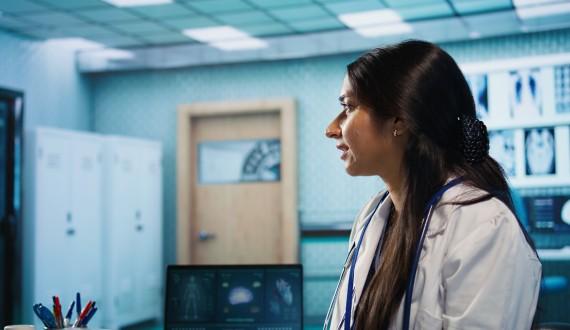 generic image of a medical or allied health student