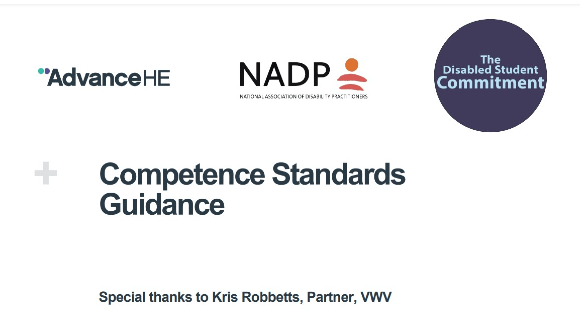 Competence Standards Guidance