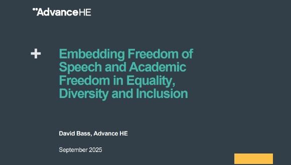 Embedding Freedom of Speech and Academic Freedom in EDI report