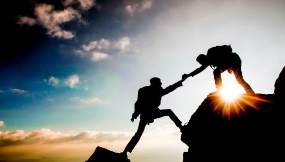 Generic image - mountain climbers