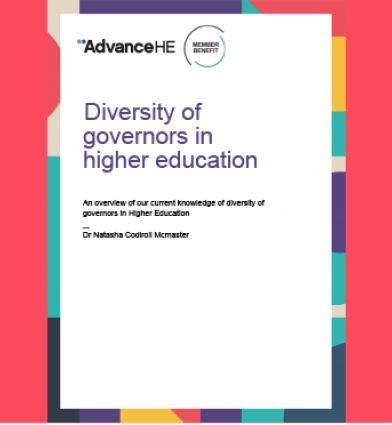 Diversity of governors in higher education
