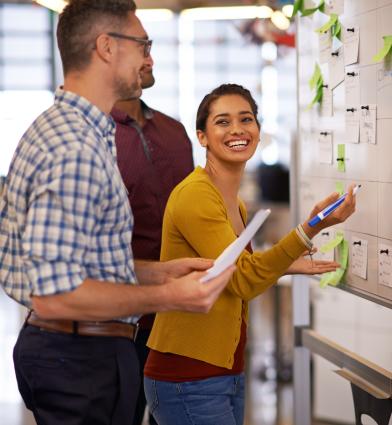 People working together.